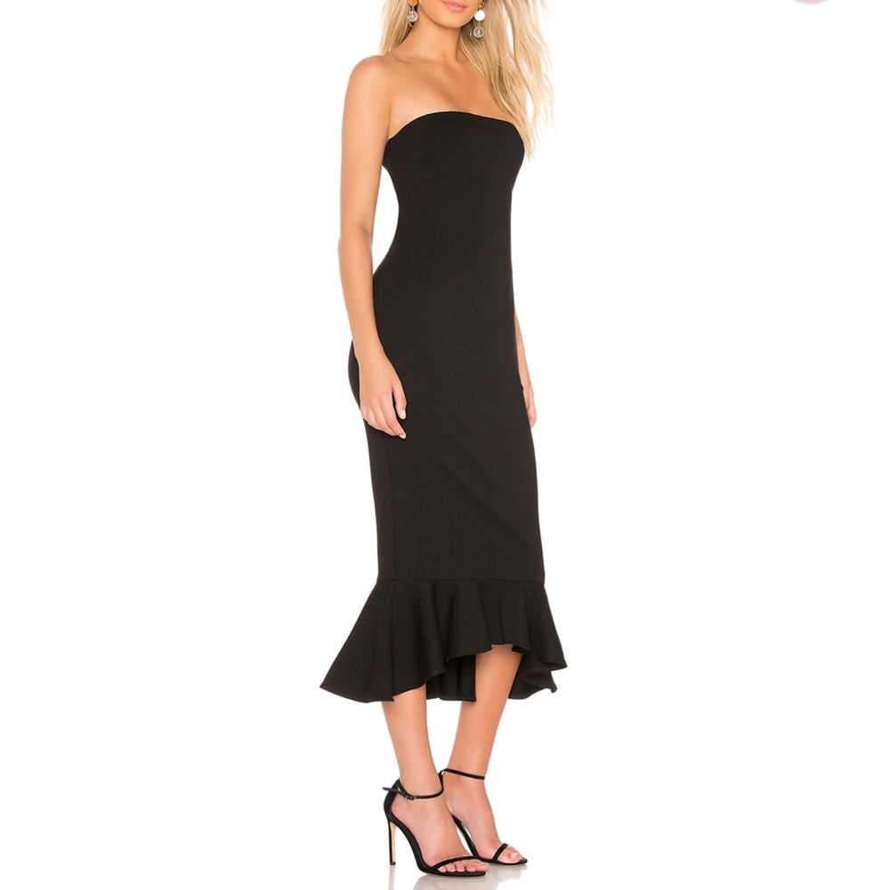 COPY - Strapless ruffle dress NWT - Picture 2 of 6